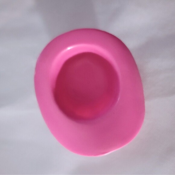 Barbie Doll Accessory PINK FIREMAN HAT Firefighter Fire Fighter Helmet Mattel - Picture 3 of 4